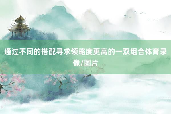 通过不同的搭配寻求领略度更高的一双组合体育录像/图片