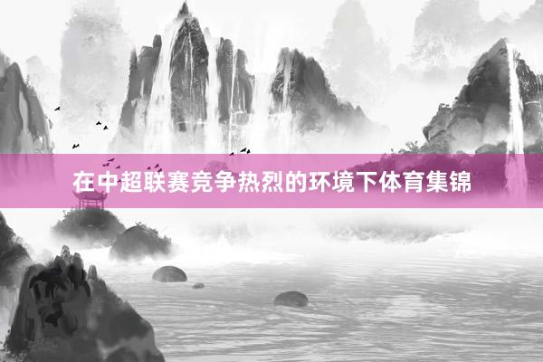 在中超联赛竞争热烈的环境下体育集锦