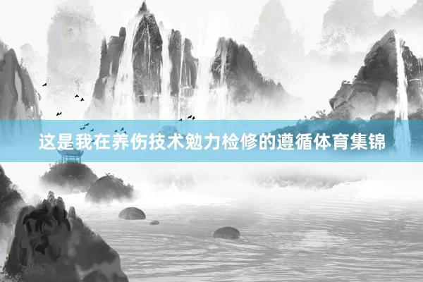 这是我在养伤技术勉力检修的遵循体育集锦
