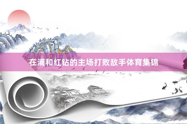 在浦和红钻的主场打败敌手体育集锦