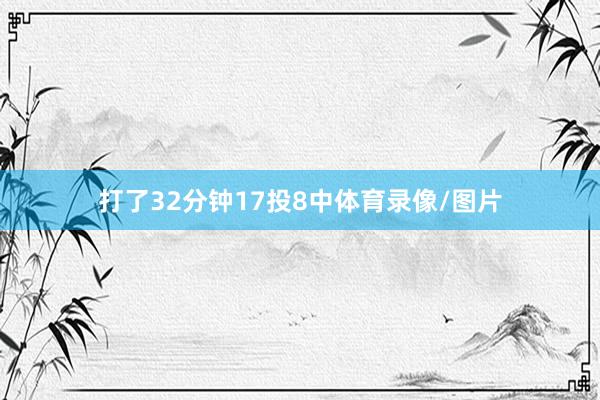 打了32分钟17投8中体育录像/图片