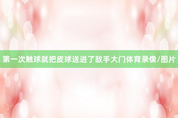 第一次触球就把皮球送进了敌手大门体育录像/图片