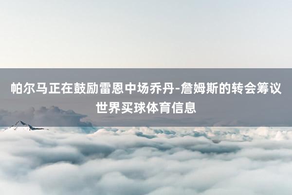 帕尔马正在鼓励雷恩中场乔丹-詹姆斯的转会筹议世界买球体育信息