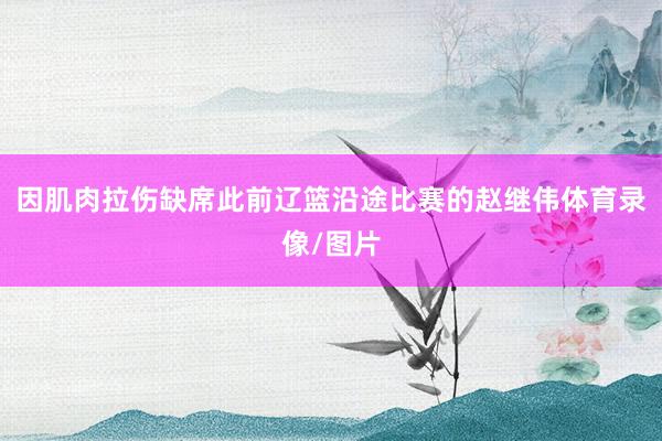 因肌肉拉伤缺席此前辽篮沿途比赛的赵继伟体育录像/图片