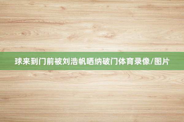 球来到门前被刘浩帆哂纳破门体育录像/图片