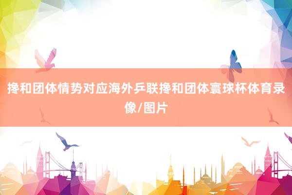 搀和团体情势对应海外乒联搀和团体寰球杯体育录像/图片