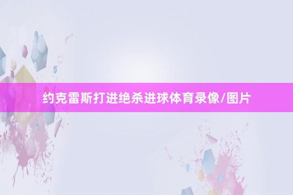 约克雷斯打进绝杀进球体育录像/图片