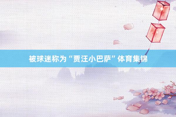 被球迷称为“贾汪小巴萨”体育集锦